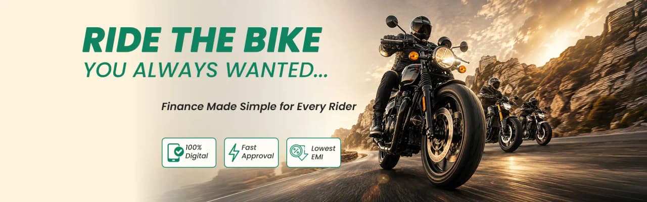 Drivio two wheeler finance banner Drivio two wheeler finance banner