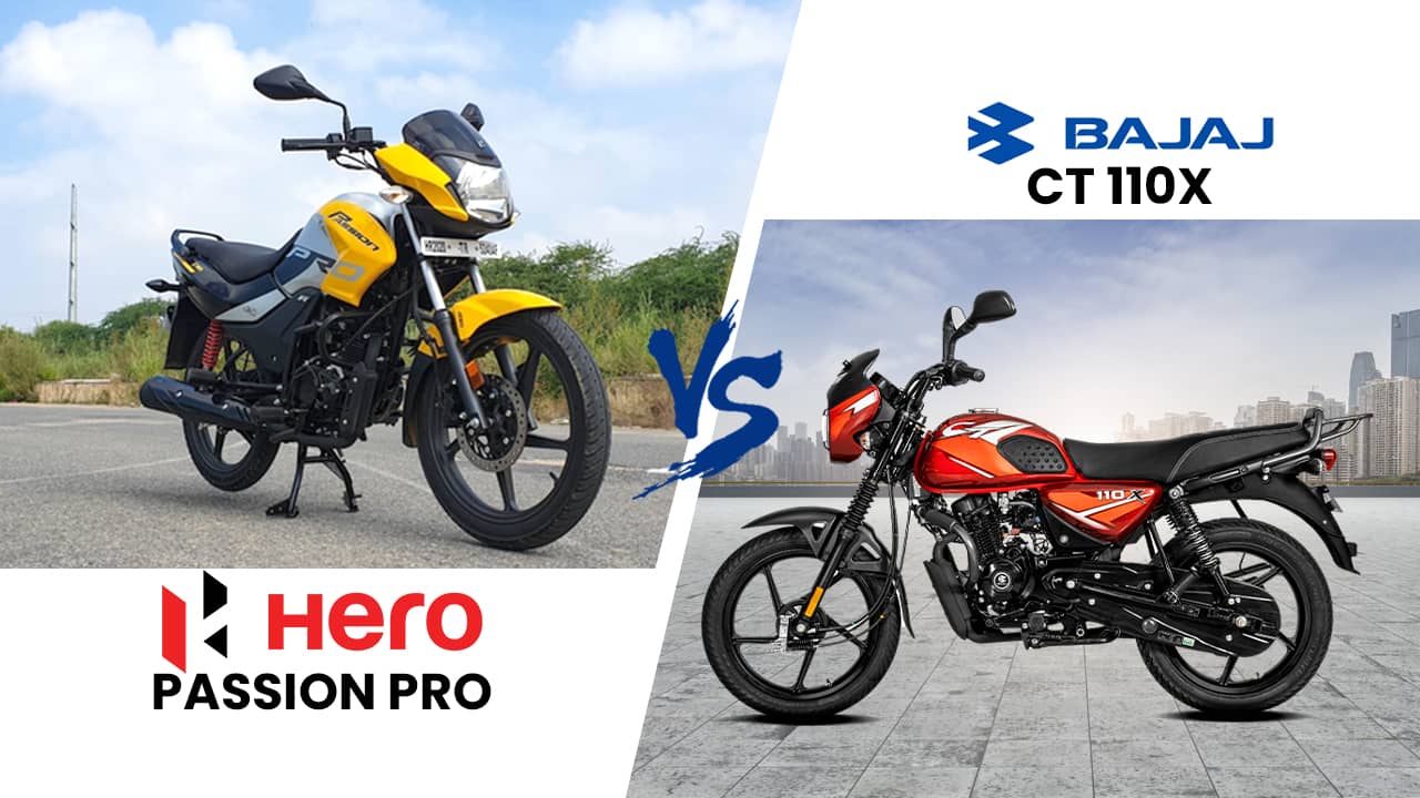 Hero Passion Pro vs Bajaj CT 110X: Battle of the 110cc commuters Hero Passion Pro vs Bajaj CT 110X: Battle of the 110cc commuters