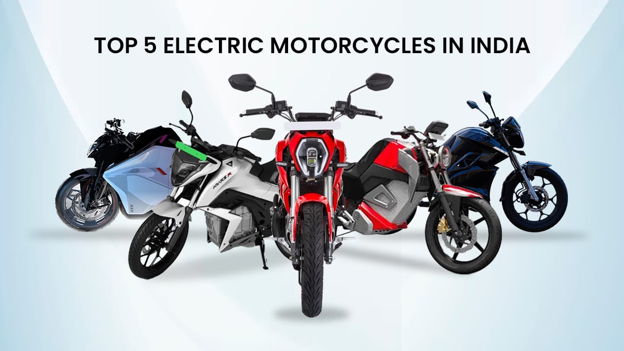 Listed: Top 5 electric motorcycles in India with a modern punch Listed: Top 5 electric motorcycles in India with a modern punch