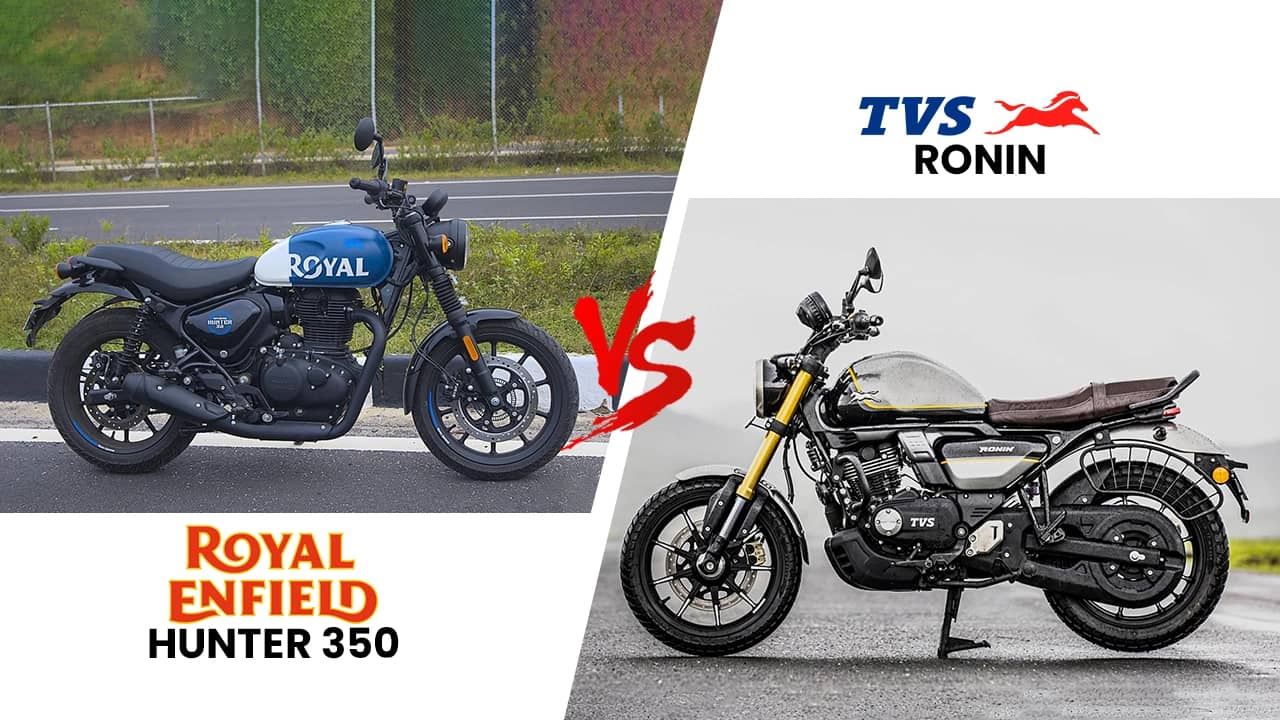 Royal Enfield Hunter 350 vs TVS Ronin: Battle Of The Retro Roadsters Royal Enfield Hunter 350 vs TVS Ronin: Battle Of The Retro Roadsters