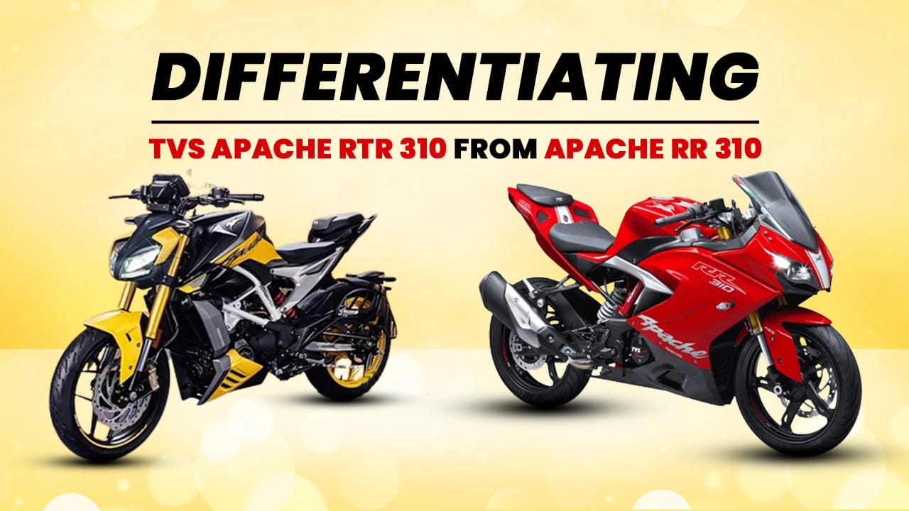 New TVS Apache RTR 310 vs Apache RR 310: Know What Separates The Two New TVS Apache RTR 310 vs Apache RR 310: Know What Separates The Two