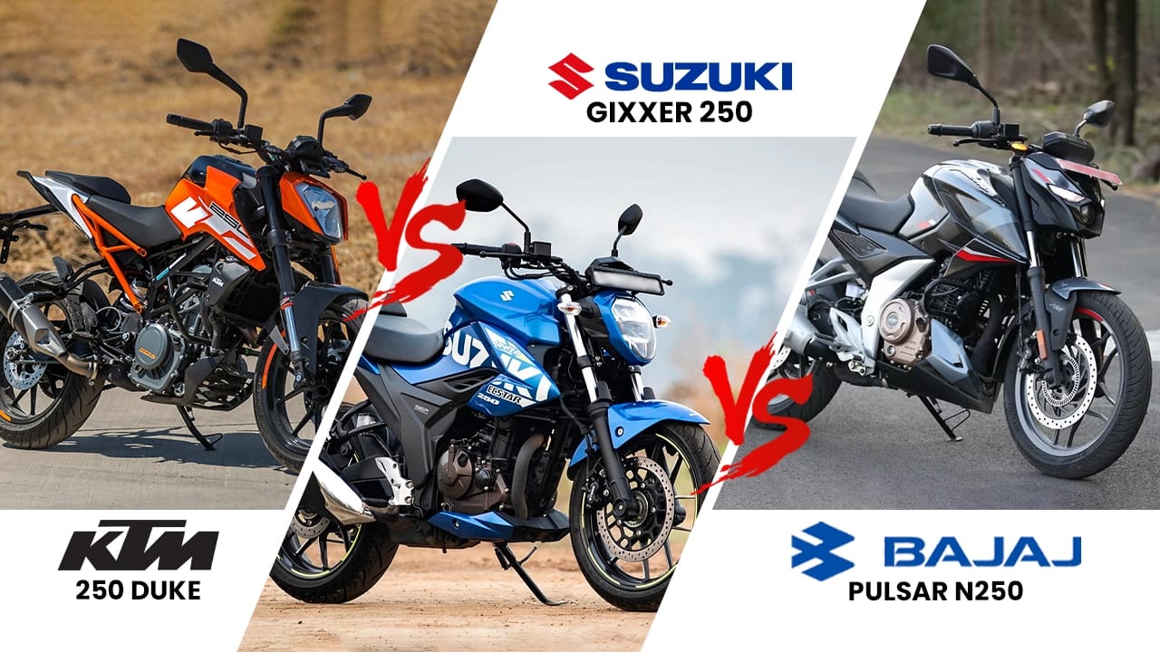 New KTM 250 Duke vs Suzuki Gixxer vs Bajaj Pulsar N250: Which 250cc Should Be Your Pick? New KTM 250 Duke vs Suzuki Gixxer vs Bajaj Pulsar N250: Which 250cc Should Be Your Pick?