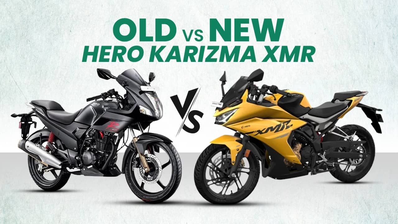 New Hero Karizma XMR Face-off With The Old Model New Hero Karizma XMR Face-off With The Old Model