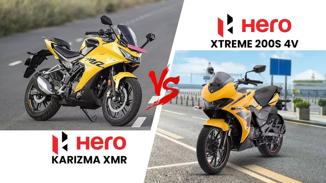 Hero Karizma XMR vs Hero Xtreme 200S 4V Hero Karizma XMR vs Hero Xtreme 200S 4V