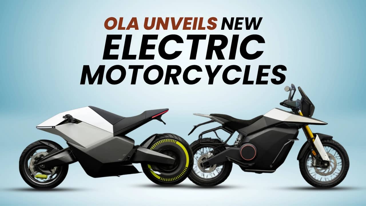 Independence Day Celebration: Ola Unveils Four New Electric Motorcycles For India Independence Day Celebration: Ola Unveils Four New Electric Motorcycles For India