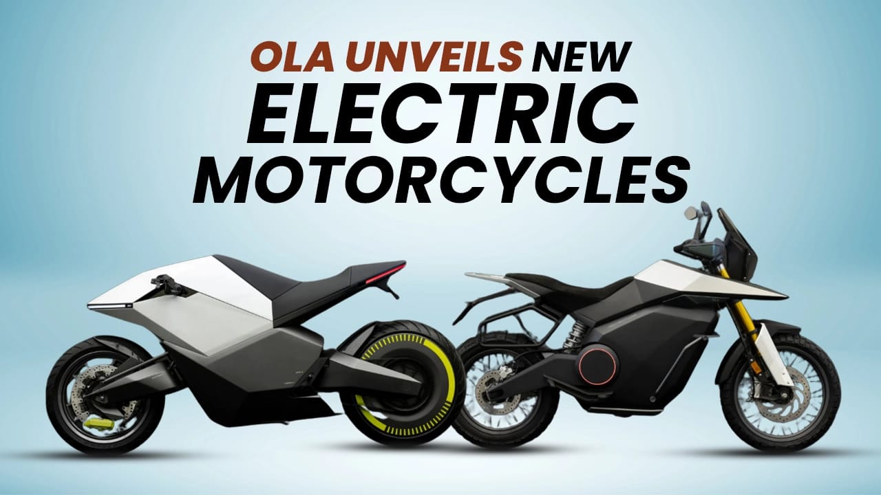 Independence Day Celebration: Ola Unveils Four New Electric Motorcycles For India Independence Day Celebration: Ola Unveils Four New Electric Motorcycles For India