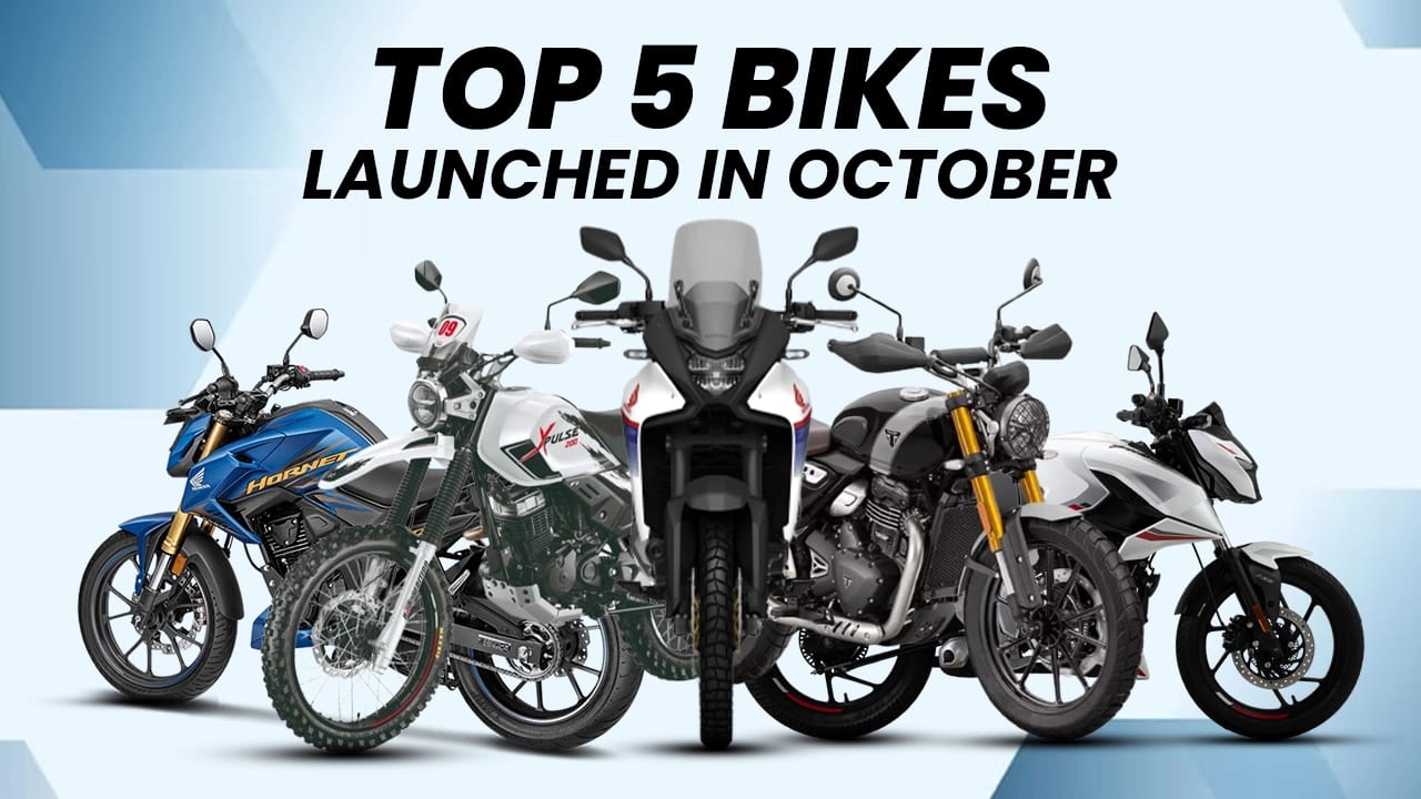 Monthly Roundup: Top 5 Bikes Launched In October 2023 Monthly Roundup: Top 5 Bikes Launched In October 2023