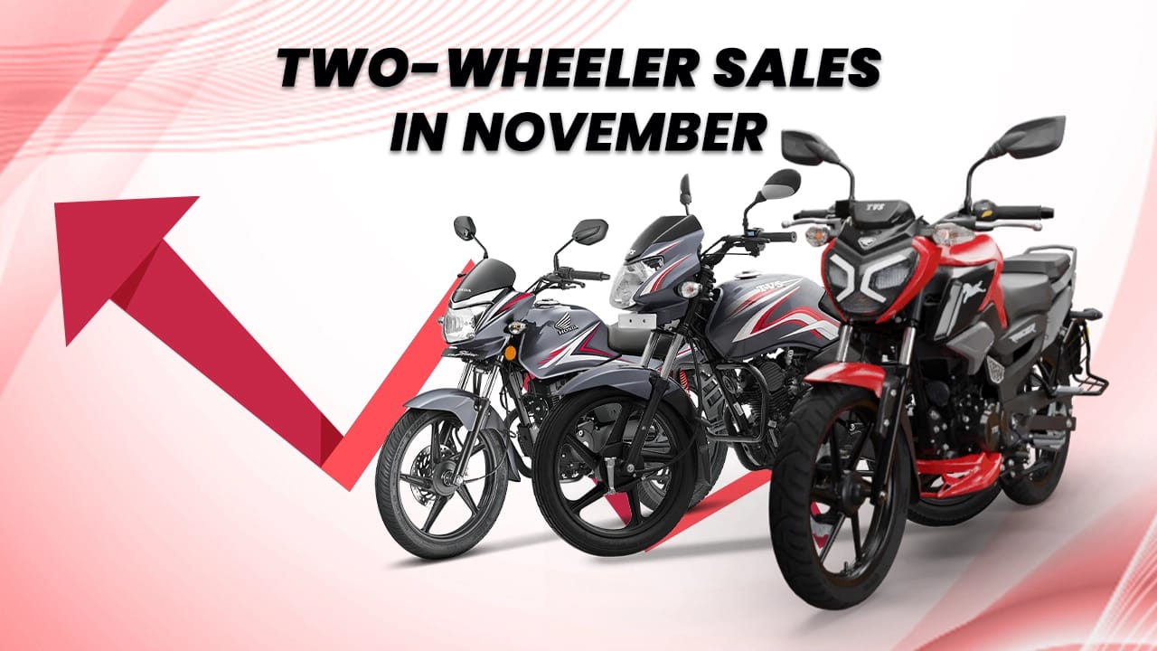 Two-Wheeler Sales In November 2023: Decline In MoM, Growth In YoY Numbers Two-Wheeler Sales In November 2023: Decline In MoM, Growth In YoY Numbers