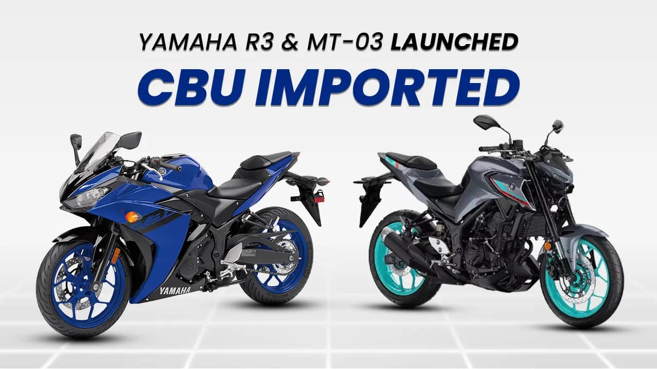 Yamaha R3 and MT-03 Launched In India, CBU Imported Yamaha R3 and MT-03 Launched In India, CBU Imported