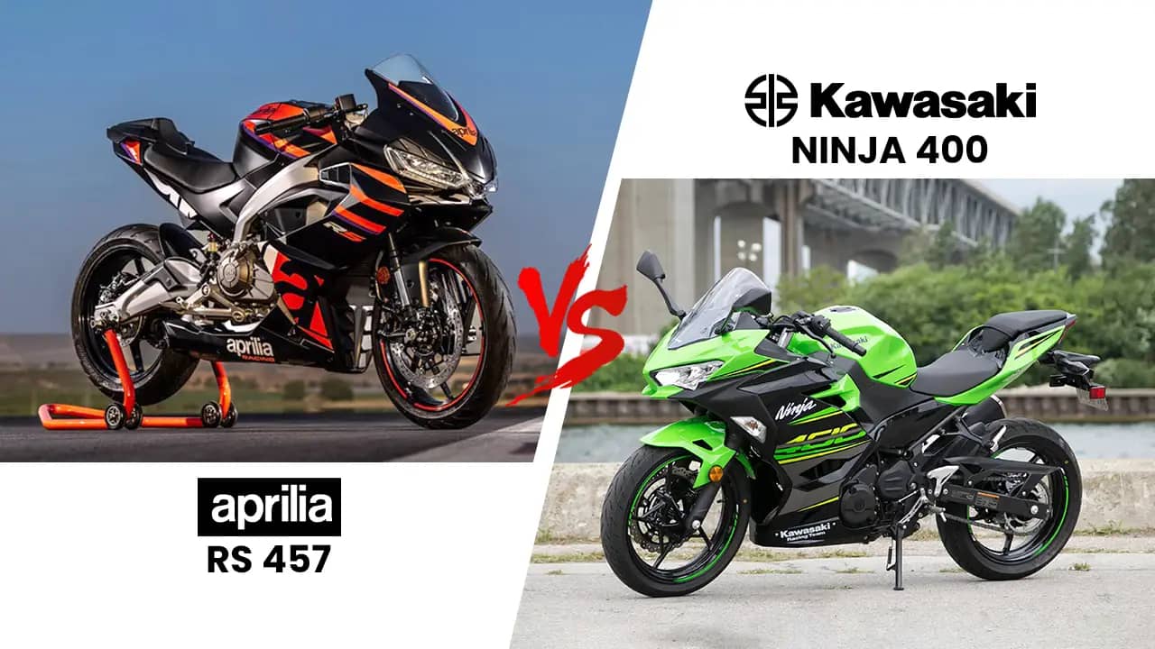 Aprilia RS 457 vs Kawasaki Ninja 400: Two Super sports Battle It Out! Aprilia RS 457 vs Kawasaki Ninja 400: Two Super sports Battle It Out!
