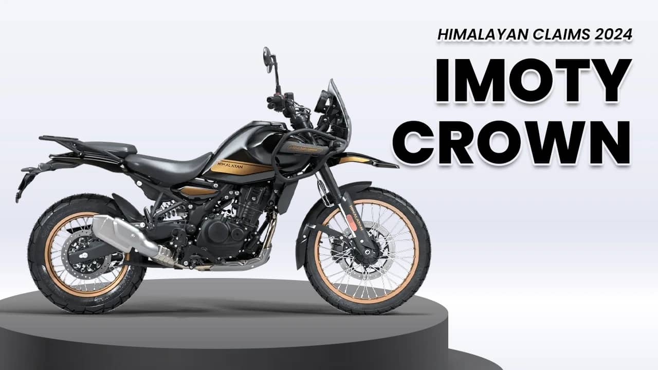 Royal Enfield Himalayan Claims 2024 IMOTY Crown Royal Enfield Himalayan Claims 2024 IMOTY Crown