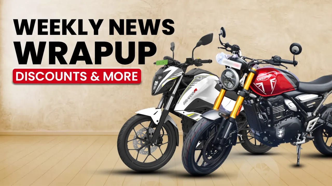 Weekly News Wrapup: Tork E-Scooter Spied, Royal Enfield Guerilla 450 Trademarked, Triumph Speed 400 Discounts & More Weekly News Wrapup: Tork E-Scooter Spied, Royal Enfield Guerilla 450 Trademarked, Triumph Speed 400 Discounts & More