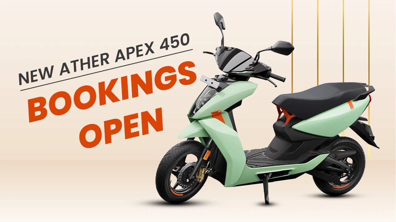 New Ather Apex 450 Bookings Open– Key Details To Know Before Launch New Ather Apex 450 Bookings Open– Key Details To Know Before Launch