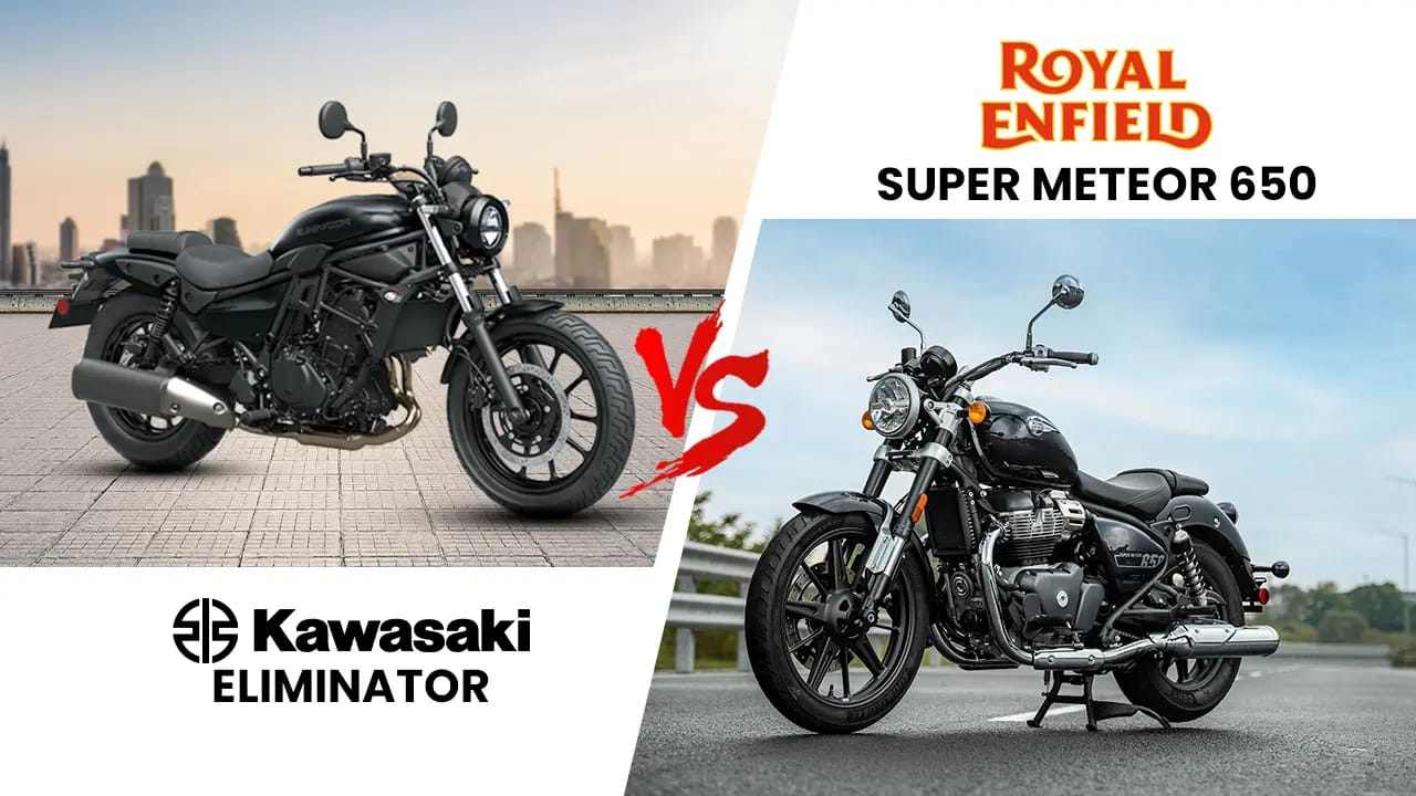 Kawasaki Eliminator vs Royal Enfield Super Meteor 650 Kawasaki Eliminator vs Royal Enfield Super Meteor 650
