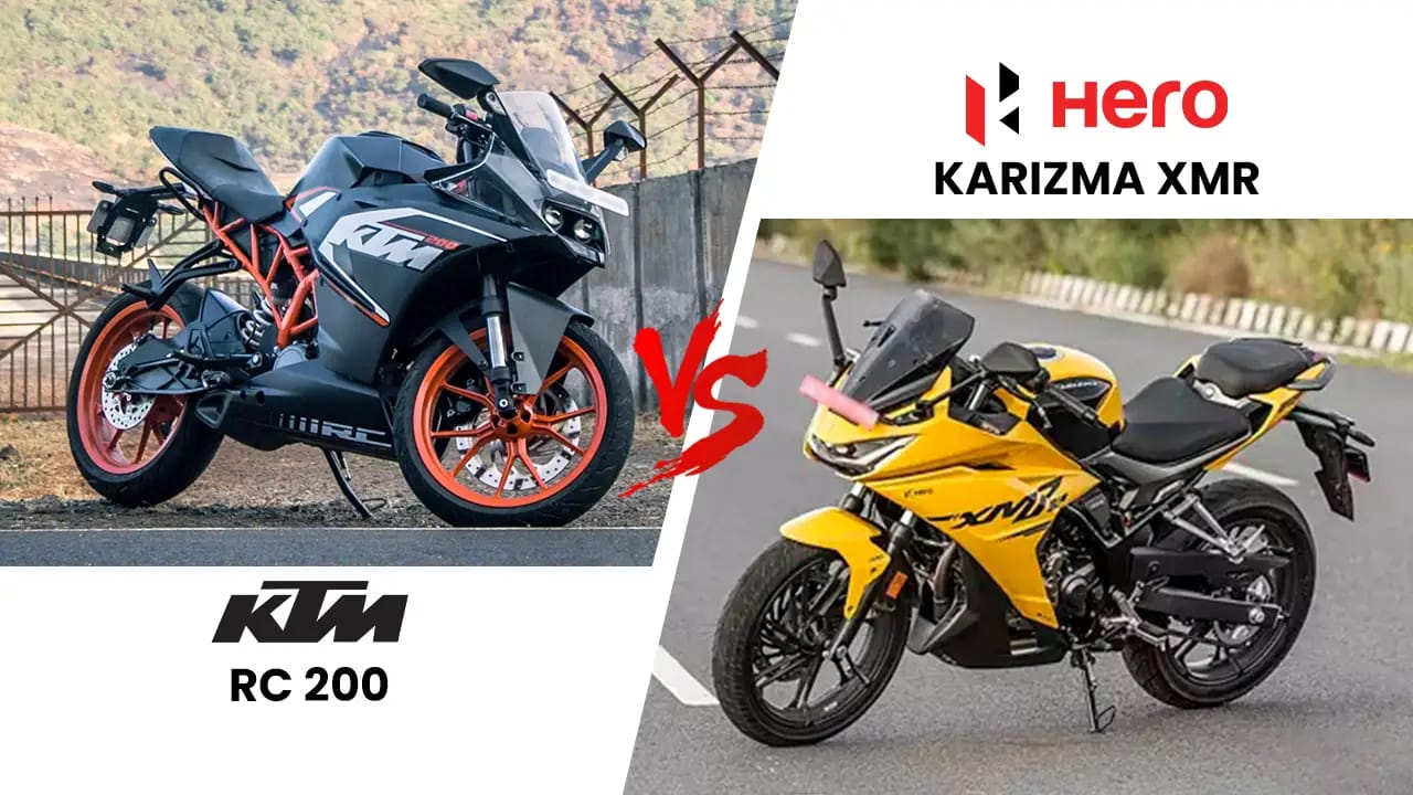 KTM RC 200 vs Hero Karizma XMR: Specifications Compared KTM RC 200 vs Hero Karizma XMR: Specifications Compared