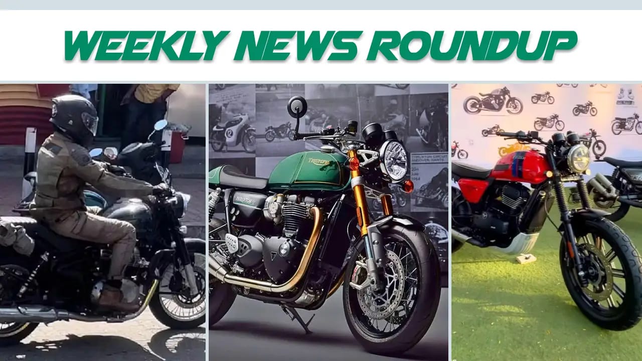 Weekly News Roundup: Bullet 650 Spying To Info On Triumph Thruxton, And Smart Accessories From Ather Weekly News Roundup: Bullet 650 Spying To Info On Triumph Thruxton, And Smart Accessories From Ather