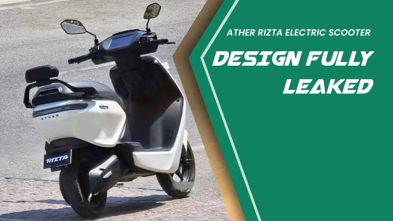 Ather Rizta Electric Scooter Design Fully Leaked Ather Rizta Electric Scooter Design Fully Leaked