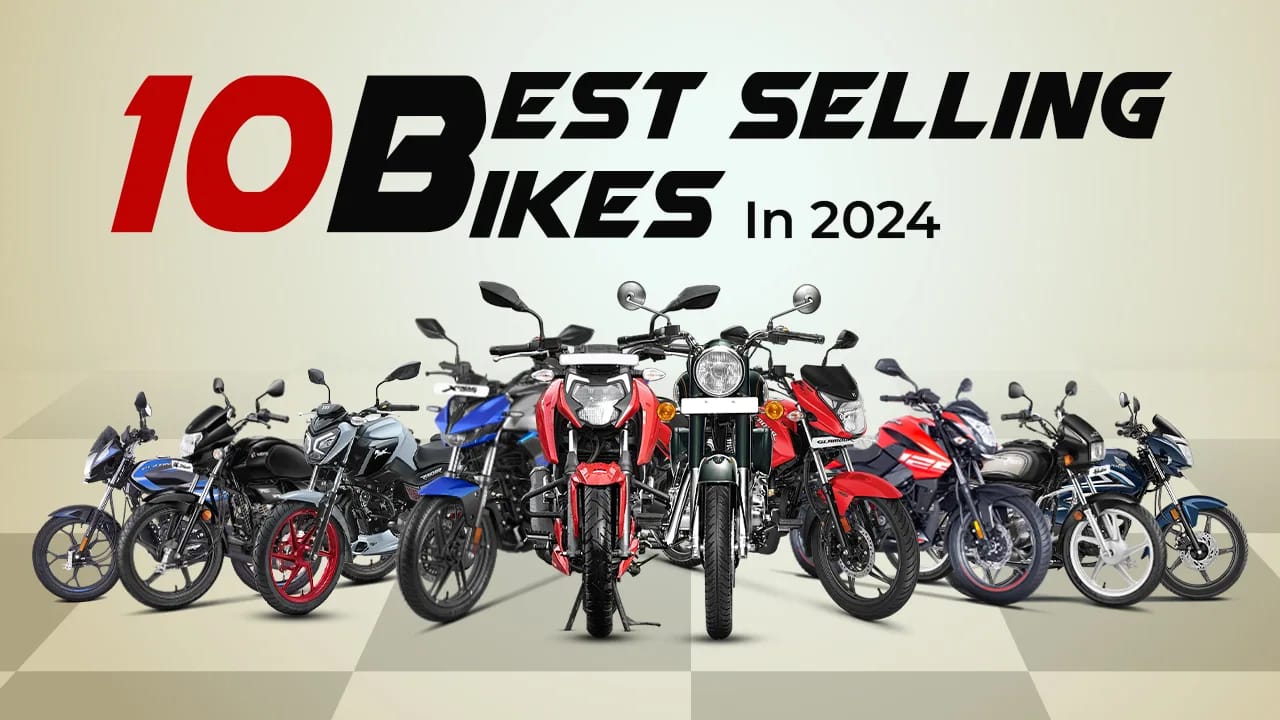 Top 10 Selling Bikes of 2024 in India Top 10 Selling Bikes of 2024 in India