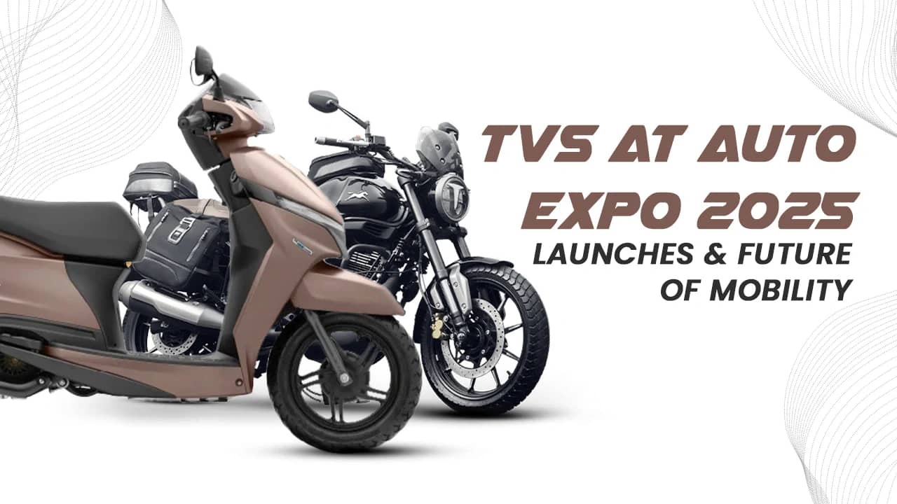 TVS Bikes at Auto Expo 2025: Leading the Way in India's Two-Wheeler Future TVS Bikes at Auto Expo 2025: Leading the Way in India's Two-Wheeler Future