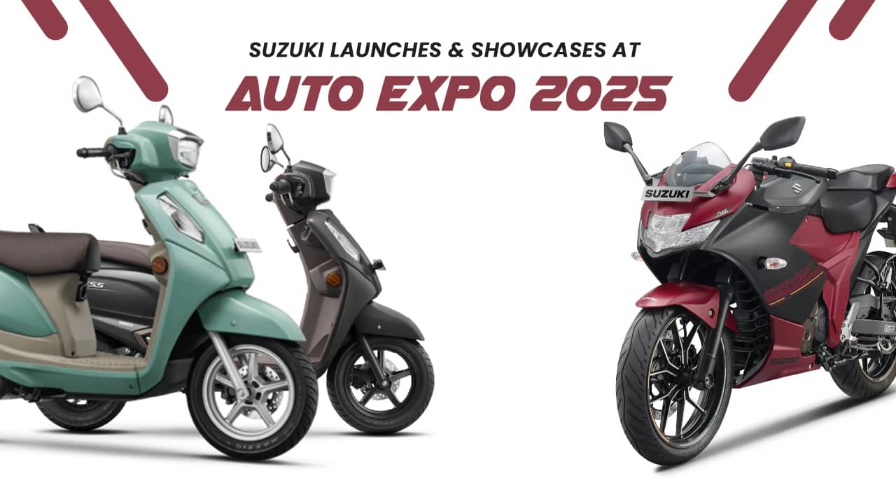 Suzuki at Auto Expo 2025: A Glimpse into the Future of Electric and Superbikes Suzuki at Auto Expo 2025: A Glimpse into the Future of Electric and Superbikes