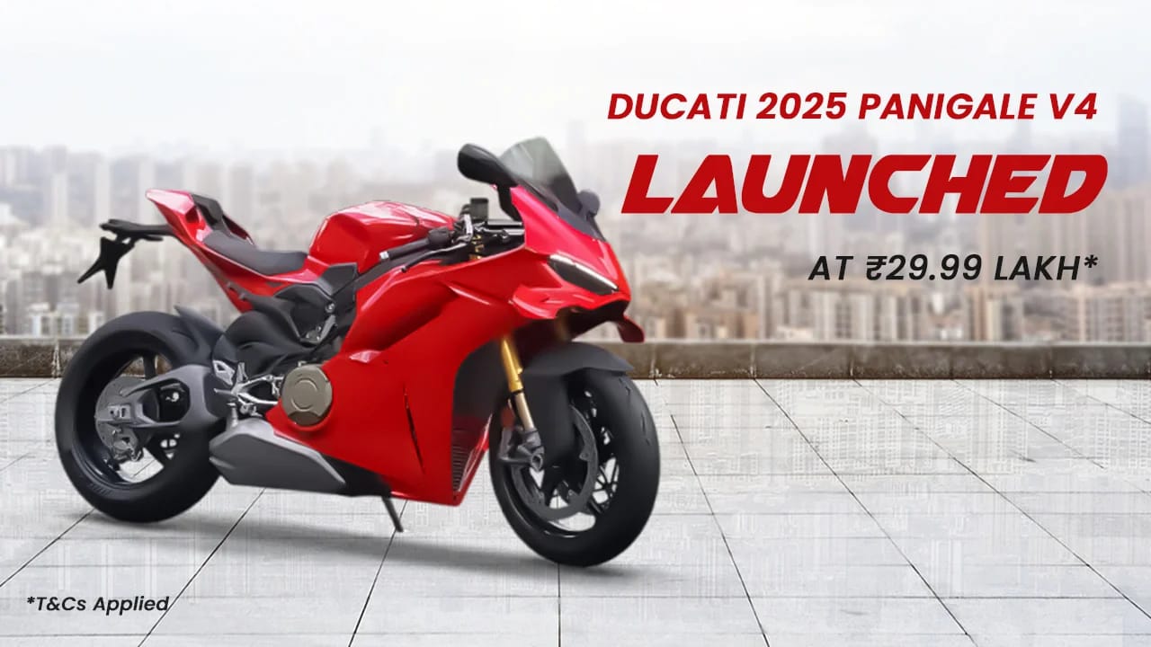 2025 Ducati Panigale V4 Launched in India – Price, Variants, Features & Specs 2025 Ducati Panigale V4 Launched in India – Price, Variants, Features & Specs
