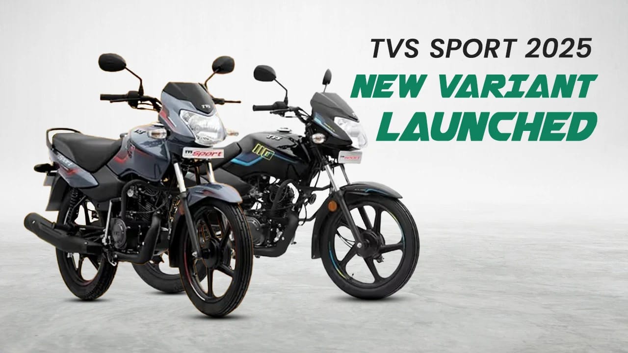 Announcing the Arrival of the Mileage King: TVS Sport 2025 New Variant Launched in India Announcing the Arrival of the Mileage King: TVS Sport 2025 New Variant Launched in India