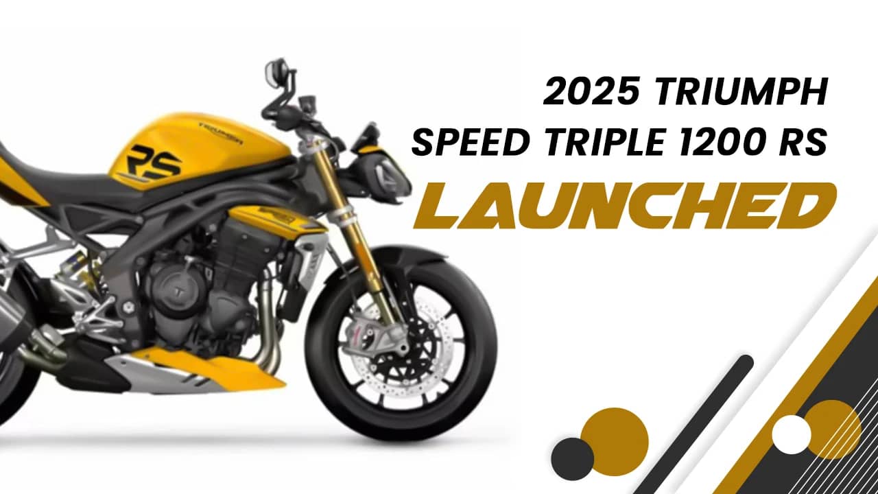 2025 Triumph Speed Triple 1200 RS Launched: What's New? 2025 Triumph Speed Triple 1200 RS Launched: What's New?