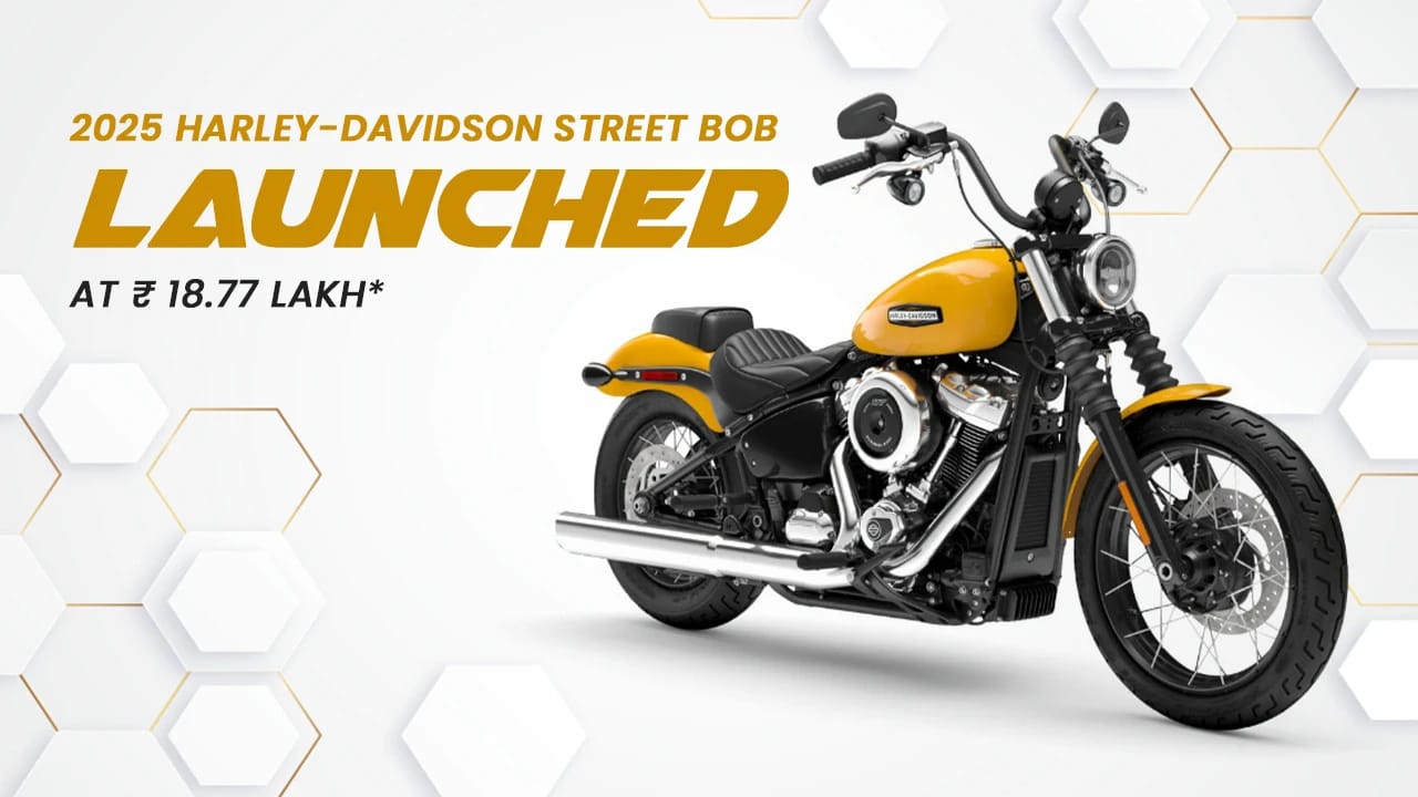 2025 Harley-Davidson Street Bob Launched in India with 117 Engine 2025 Harley-Davidson Street Bob Launched in India with 117 Engine