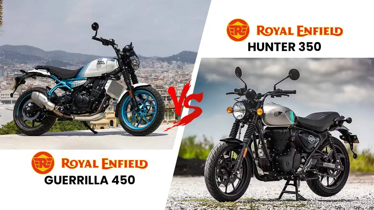 Royal Enfield Guerrilla 450 vs Hunter 350: Which One Fits You Best? Royal Enfield Guerrilla 450 vs Hunter 350: Which One Fits You Best?