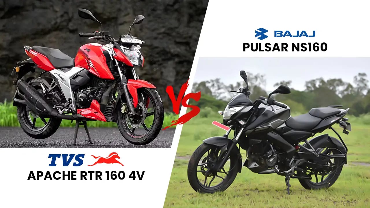 2025 TVS Apache RTR 160 4V vs Bajaj Pulsar NS160: Which is More Powerful? 2025 TVS Apache RTR 160 4V vs Bajaj Pulsar NS160: Which is More Powerful?