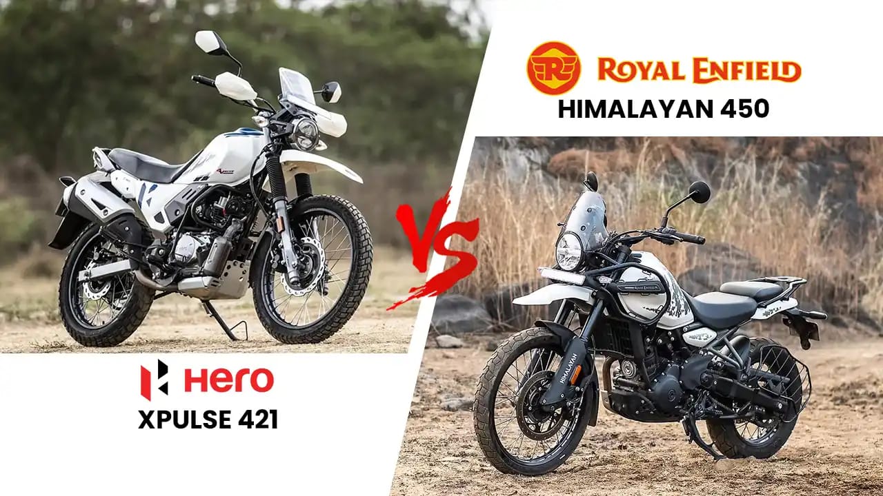 Hero XPulse 421 vs Royal Enfield Himalayan 450: Which Adventure Bike Reigns Supreme? Hero XPulse 421 vs Royal Enfield Himalayan 450: Which Adventure Bike Reigns Supreme?