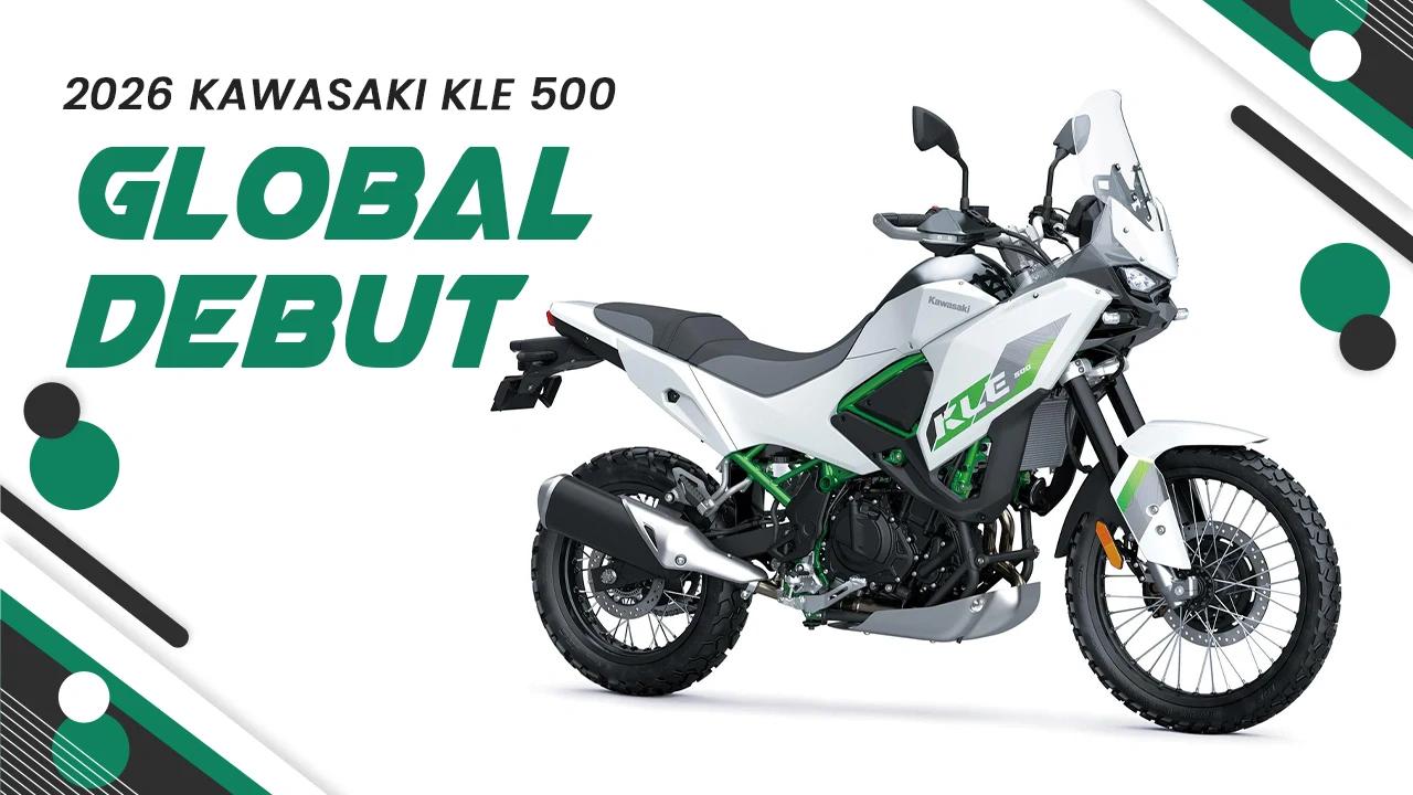 2026 Kawasaki KLE 500 Global Debut: Mid-Size ADV with 451cc Twin 2026 Kawasaki KLE 500 Global Debut: Mid-Size ADV with 451cc Twin