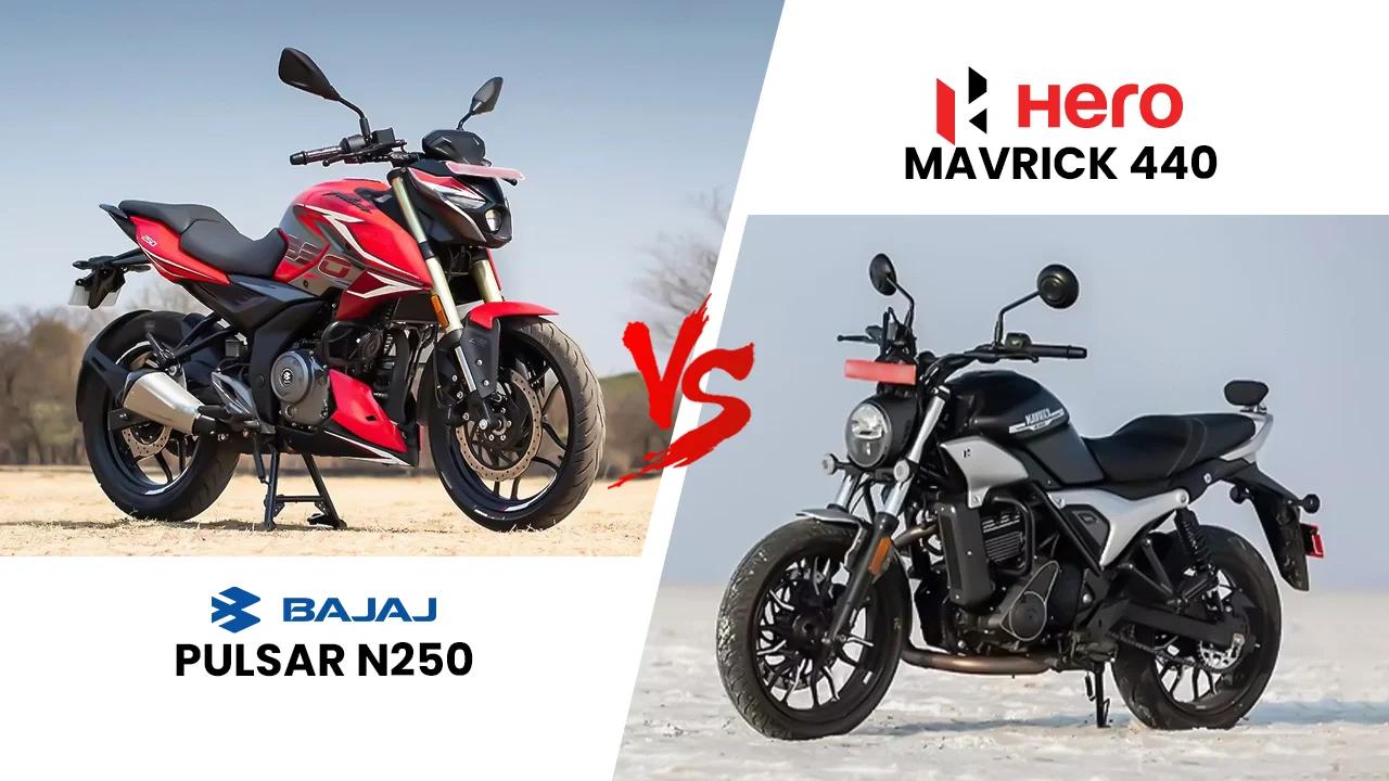 Bajaj Pulsar N250 vs Hero Mavrick 440 – Which Streetfighter Wins in 2025? Bajaj Pulsar N250 vs Hero Mavrick 440 – Which Streetfighter Wins in 2025?