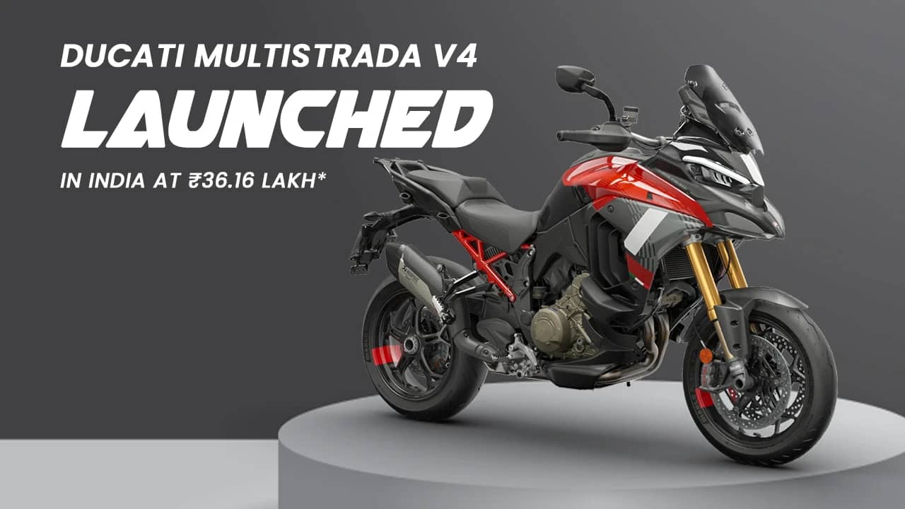 Ducati Multistrada V4 Launched in India at ₹36.16 Lakh Ducati Multistrada V4 Launched in India at ₹36.16 Lakh