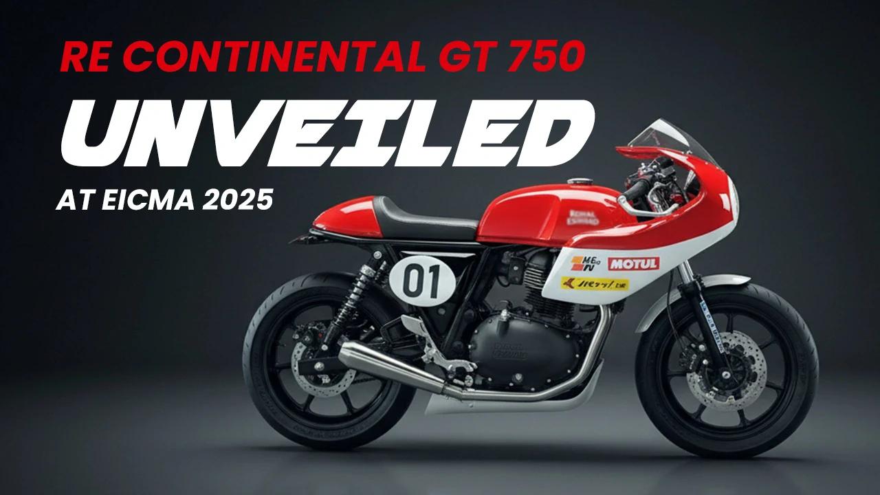Royal Enfield Continental GT 750 Unveiled at EICMA 2025 Royal Enfield Continental GT 750 Unveiled at EICMA 2025