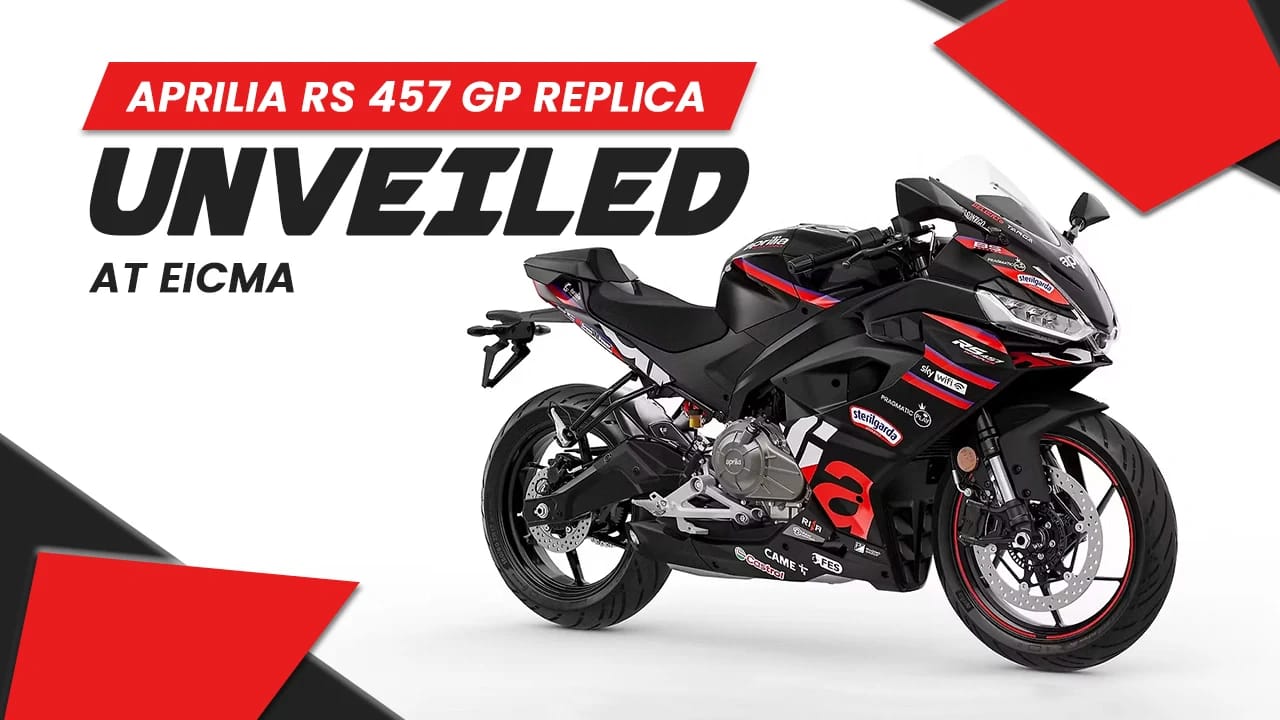 Aprilia RS 457 GP Replica Unveiled at EICMA 2025 – Track Style for ₹4.35 Lakhs Aprilia RS 457 GP Replica Unveiled at EICMA 2025 – Track Style for ₹4.35 Lakhs