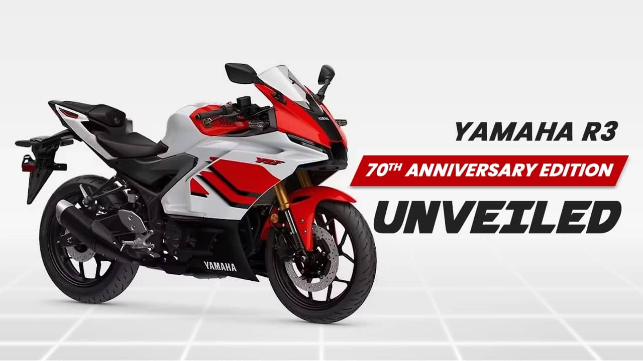 Yamaha R3 70th Anniversary Special Edition — Retro Red-White Livery Yamaha R3 70th Anniversary Special Edition — Retro Red-White Livery