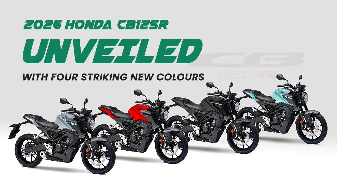 2026 Honda CB125R Gets Four Bold New Colours 2026 Honda CB125R Gets Four Bold New Colours