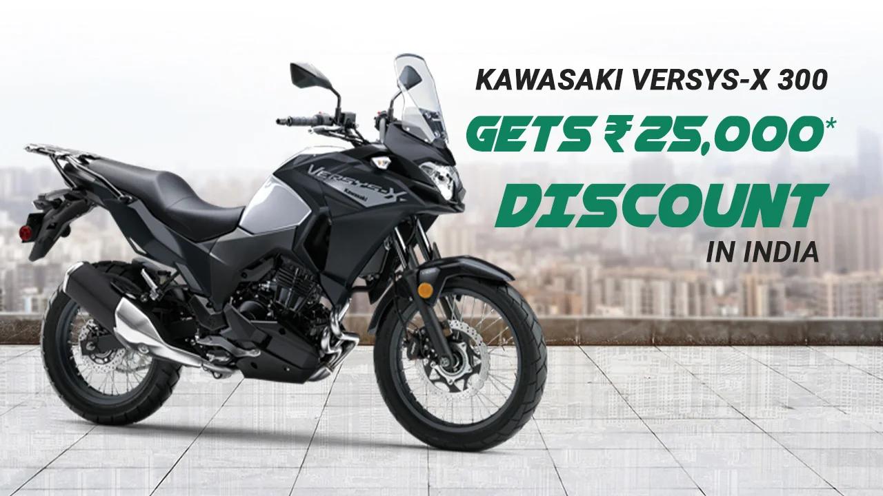 Kawasaki Versys-X 300 Gets Rs. 25,000 Discount in India Kawasaki Versys-X 300 Gets Rs. 25,000 Discount in India