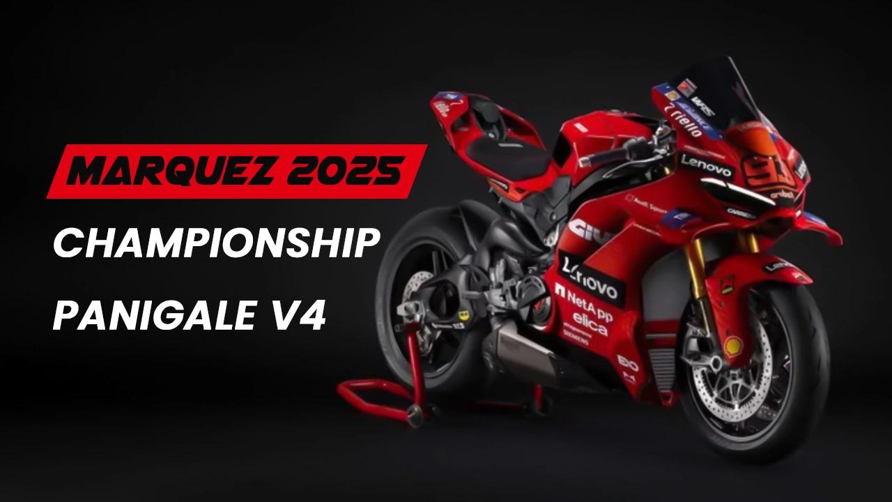 Ducati Panigale V4 Marquez 2025 World Champion Replica Revealed Ducati Panigale V4 Marquez 2025 World Champion Replica Revealed