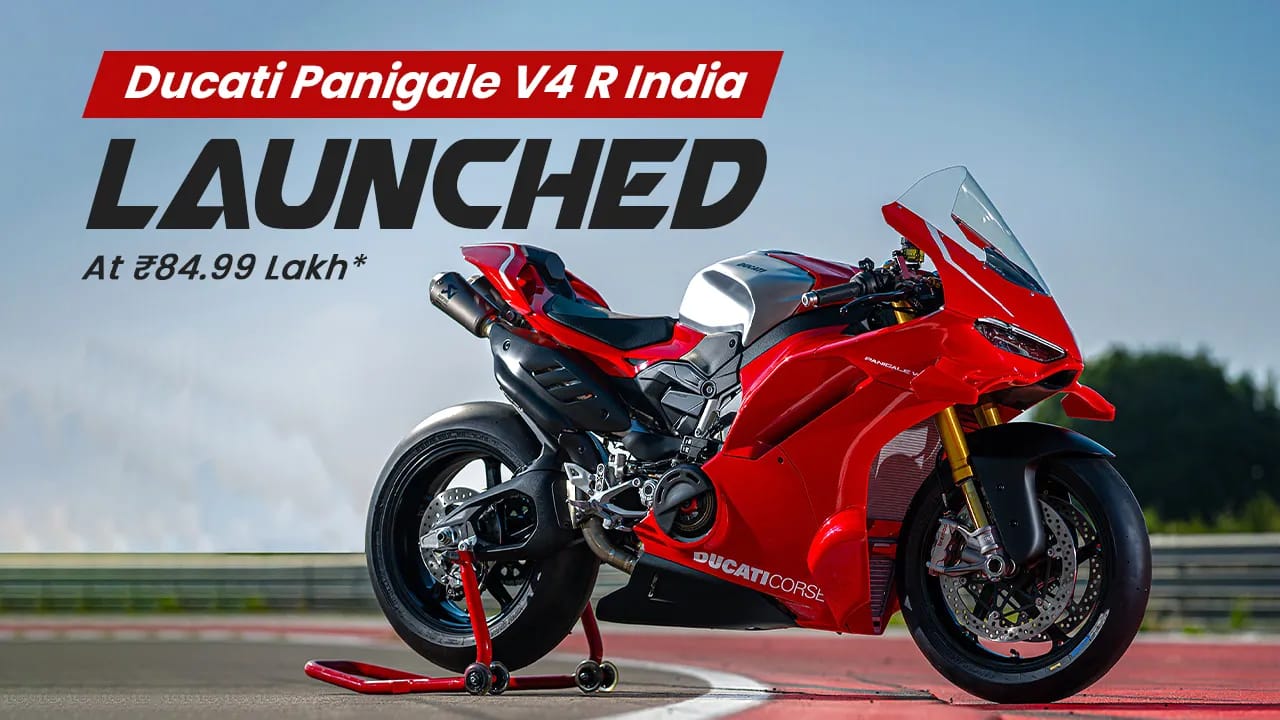Ducati Panigale V4 R India Launch at ₹84.99 Lakh Ducati Panigale V4 R India Launch at ₹84.99 Lakh