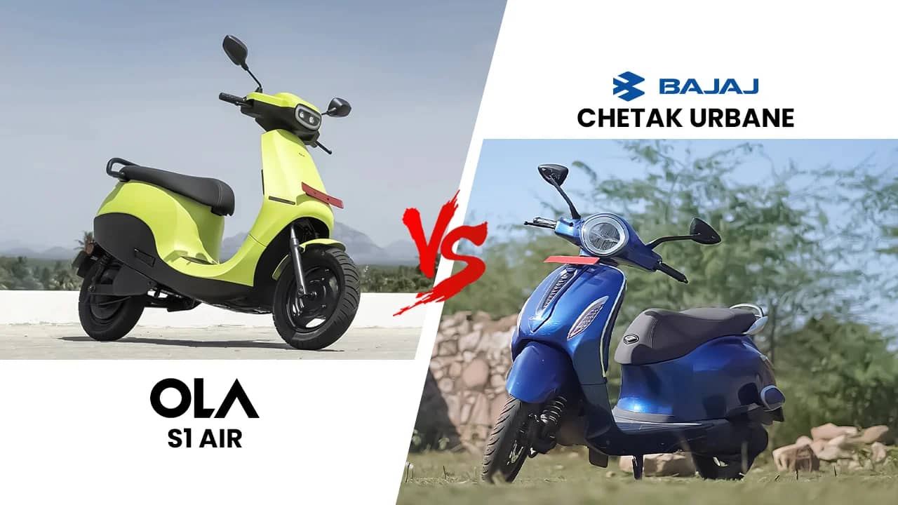 Ola S1 Air vs Bajaj Chetak Urbane: Best Urban EV? Ola S1 Air vs Bajaj Chetak Urbane: Best Urban EV?