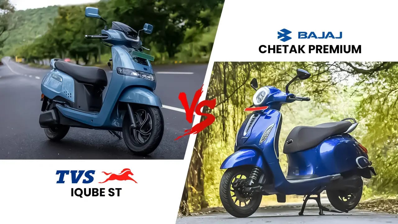 TVS iQube ST vs Bajaj Chetak Premium: Which Legacy Brand Wins in 2026? TVS iQube ST vs Bajaj Chetak Premium: Which Legacy Brand Wins in 2026?
