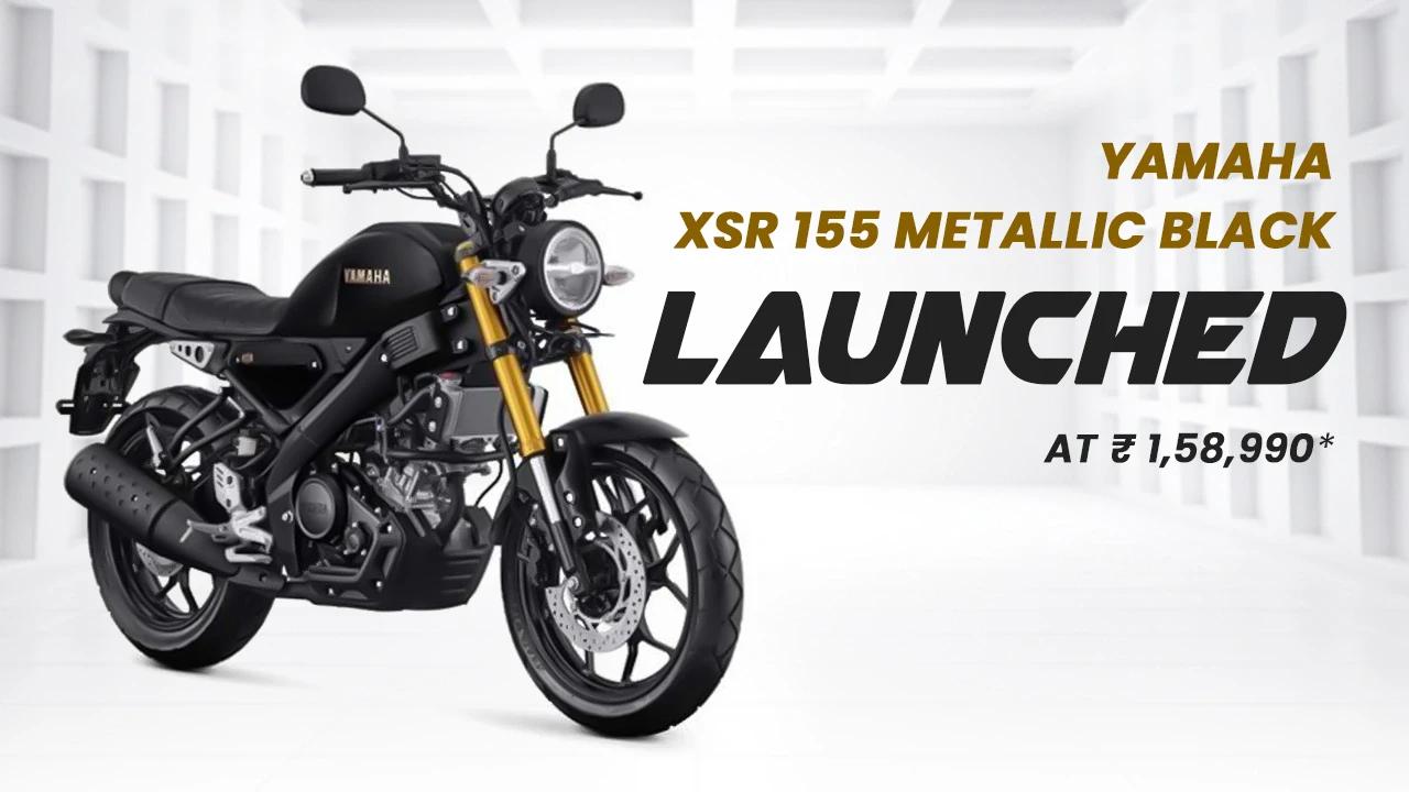 Yamaha XSR155 Metallic Black at Rs 1,58,990 Yamaha XSR155 Metallic Black at Rs 1,58,990