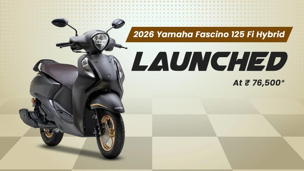 2026 Yamaha Fascino 125 Fi Hybrid: Price, Specs & Features 2026 Yamaha Fascino 125 Fi Hybrid: Price, Specs & Features