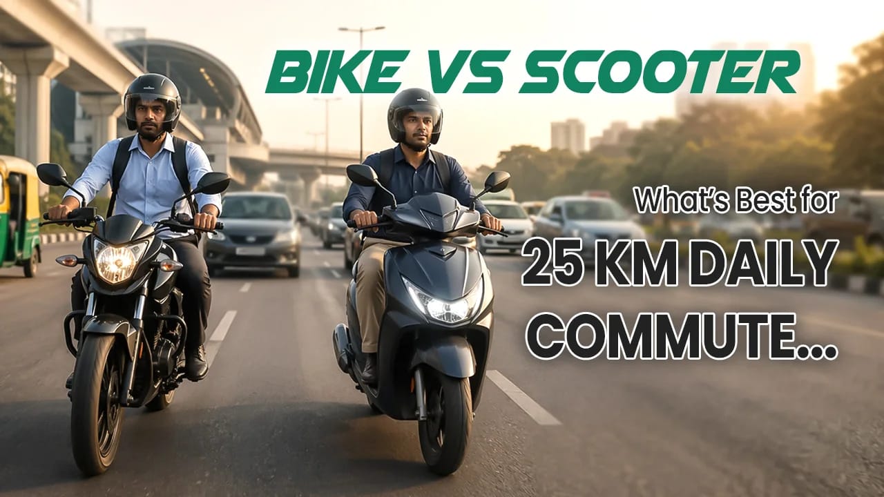Bike vs Scooter for Your 25 km Office Commute: Which One Actually Makes Sense in 2026? Bike vs Scooter for Your 25 km Office Commute: Which One Actually Makes Sense in 2026?