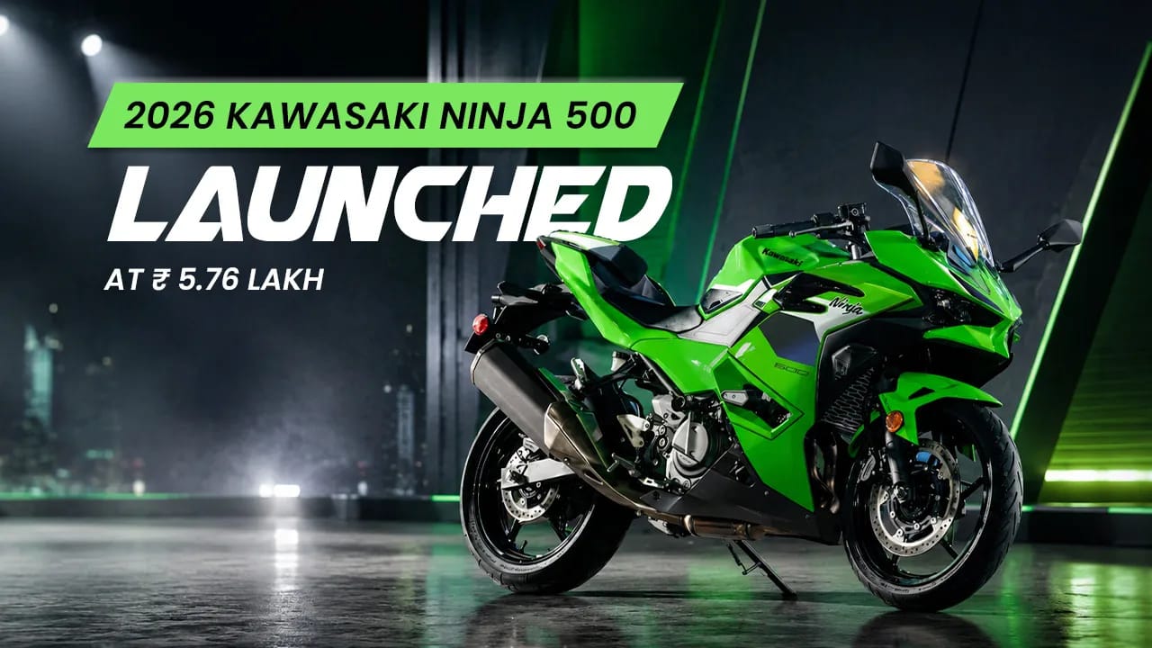 2026 Kawasaki Ninja 500 Launched at Rs. 5.76 Lakh 2026 Kawasaki Ninja 500 Launched at Rs. 5.76 Lakh