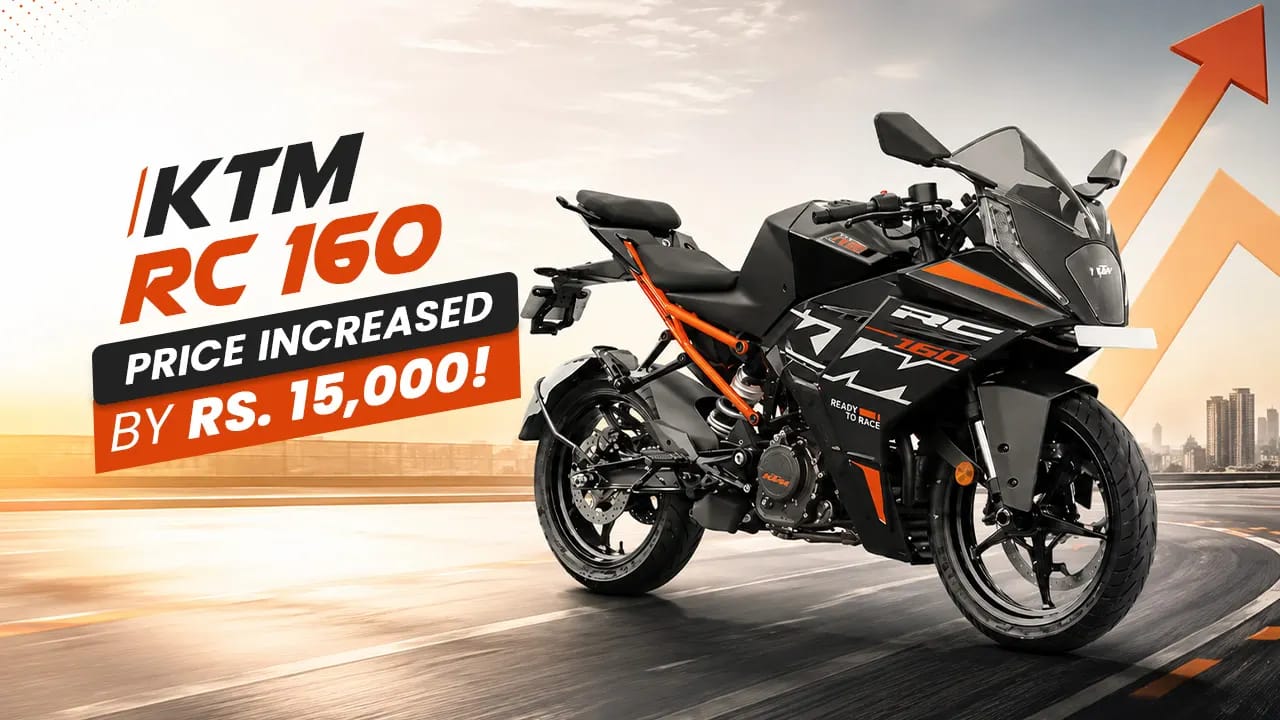 KTM RC 160 Price Increased By Rs 15,000 In India — Full Breakdown KTM RC 160 Price Increased By Rs 15,000 In India — Full Breakdown