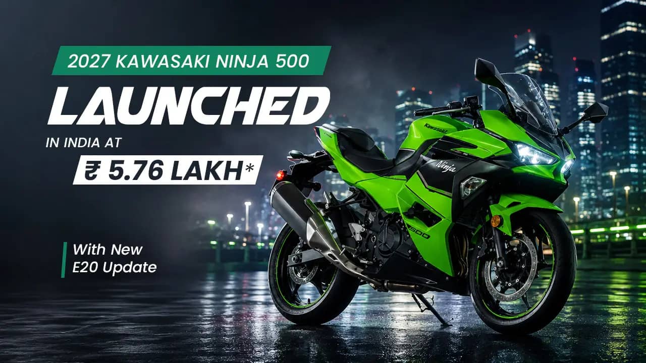 Kawasaki Ninja 500 India Price Hits Rs 5.76 Lakh With New E20 Update Kawasaki Ninja 500 India Price Hits Rs 5.76 Lakh With New E20 Update