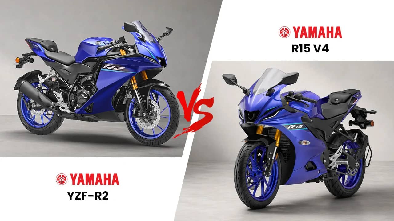 Yamaha YZF-R2 vs R15 V4: Is Rs. 2.30 Lakh Really Worth the Jump? Yamaha YZF-R2 vs R15 V4: Is Rs. 2.30 Lakh Really Worth the Jump?